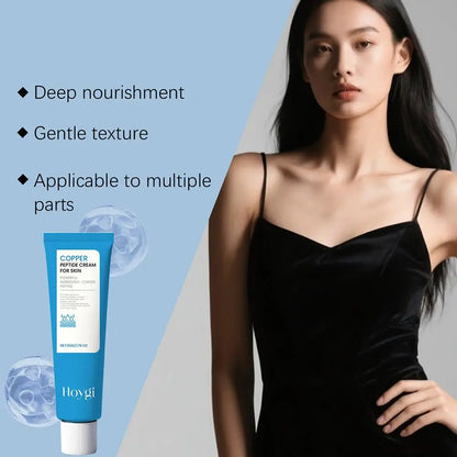 50g Copper Peptide Cream for Face, Daily Moisturizer Face Cream for Fine Lines &Wrinkle, Firming Skin Elasticity Korean Skincare