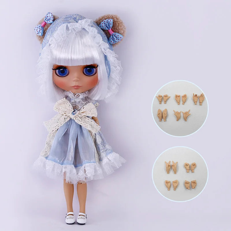 ICY DBS Blyth Doll Tan Skin Matte Face With Eyebrows Special Price 1/6 BJD JOINT body Neo Christmas Gift Anime