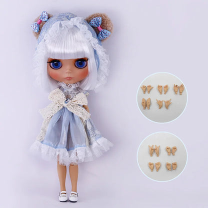 ICY DBS Blyth Doll Tan Skin Matte Face With Eyebrows Special Price 1/6 BJD JOINT body Neo Christmas Gift Anime