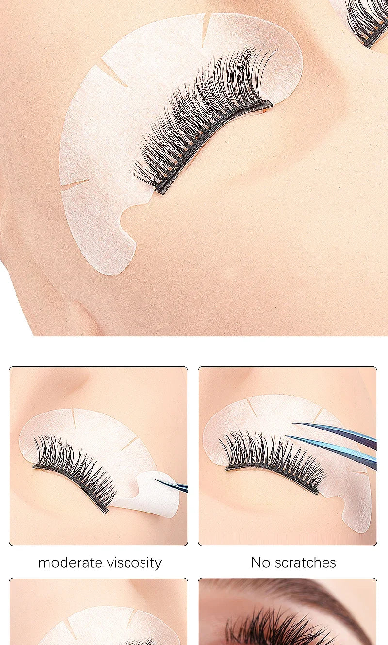Eye Patches Eyelash Extension Under Eye Pads Makeup Lashes Patch Tip Stickers Pads For Eyelash Extension Supplies