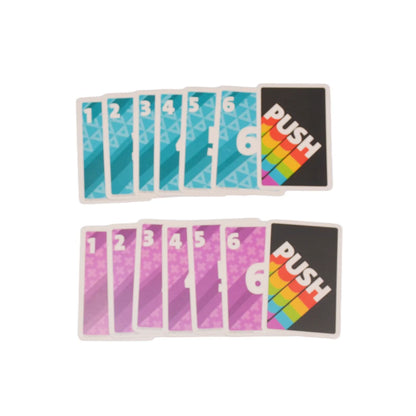 《Push 2026》, a Card Game, Board Game, Interactive Game, with Instructions in English, Spanish, French, German, Italian, and Dutch, Fast-Paced, Easy to Learn, a Great Choice for Parties