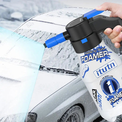 Electric Foam Sprayer for Car Wash Pro Snow Foam Cannon Generator Automatic Battery Powered Pressure Soap Sprayer for Car Care