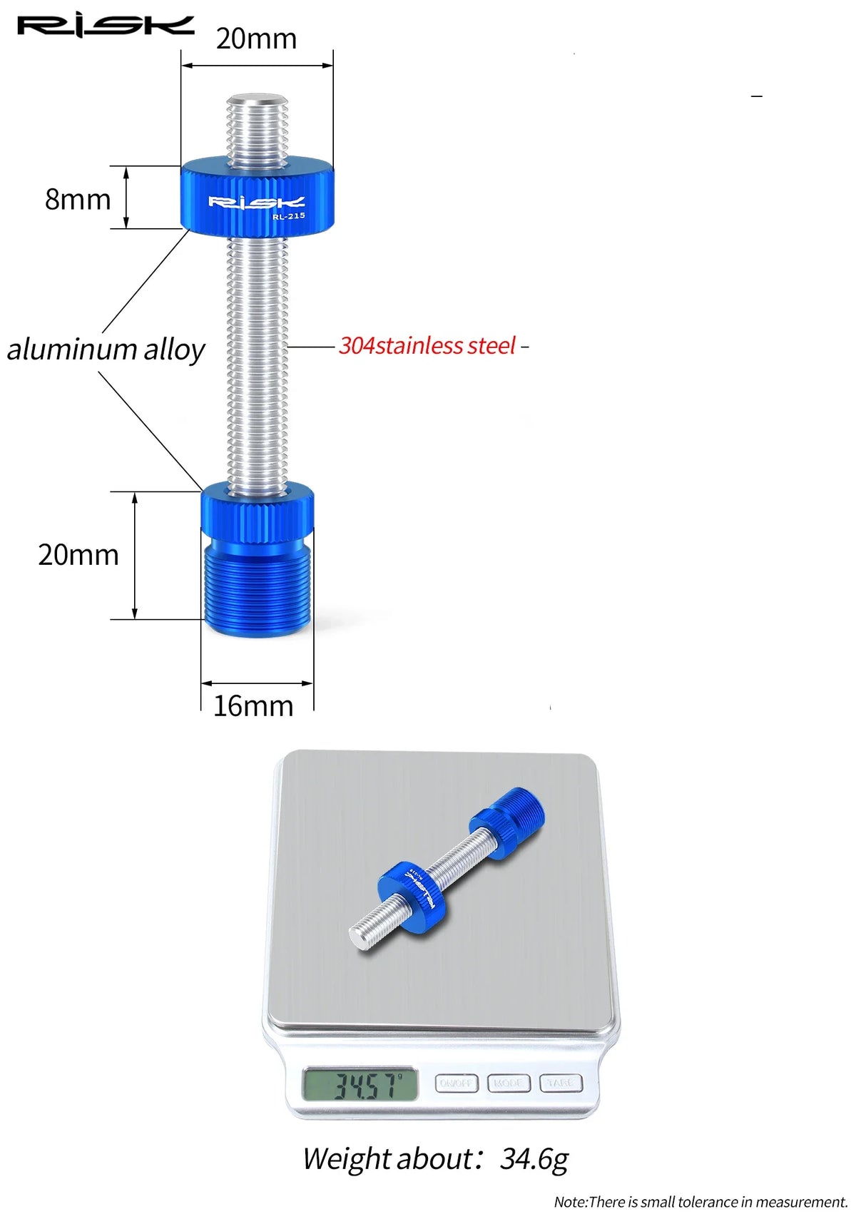 RISK RL215PRO Bike Bicycle Square & Spline Axis BB Bottom Bracket Anti Drop Auxiliary Removal Disassembly Repair Tool Fixing Rod