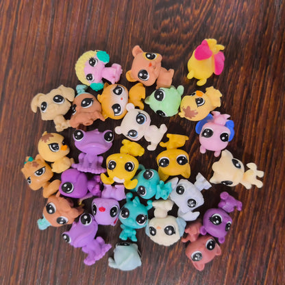 10PCS Littlest Pet Baby Tiniest Mini Figure Original Super Tiny Animal Sheep Bird Bunny Kids Toy Collectibles