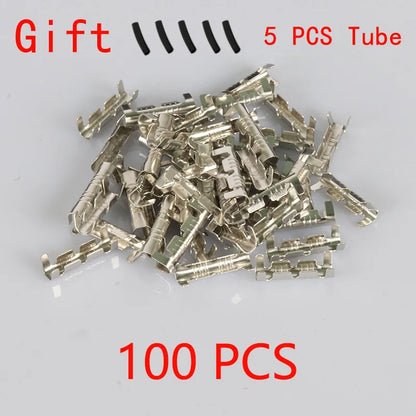 50/100/200PCS 453U-shaped Electrical Cable Connectors Tab Cold Insert Wire Connector Electricos Small Ceeth Terminal 0.3 -1.5mm²
