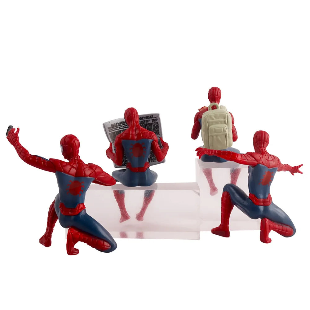 u HOT Hasbro Marvel Spider Man Superhero Spiderman 7-9cm Action Figure Spider-Man Anime Collection Mini Toys Model Children Gift