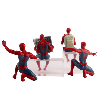 u HOT Hasbro Marvel Spider Man Superhero Spiderman 7-9cm Action Figure Spider-Man Anime Collection Mini Toys Model Children Gift