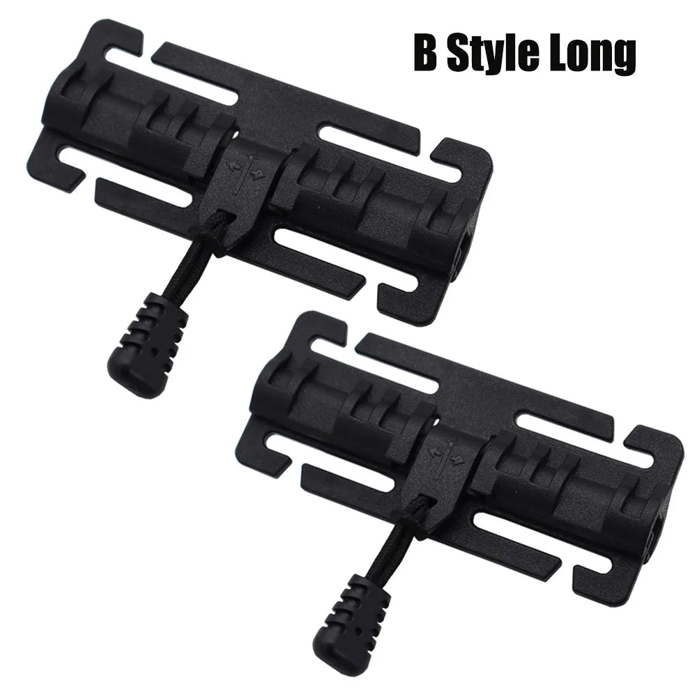 1 Pair Tactical Vest Quick Release Buckle Rapid Open Connector Shoulder Webbing Cummerbund for Hunting Vest Accessory