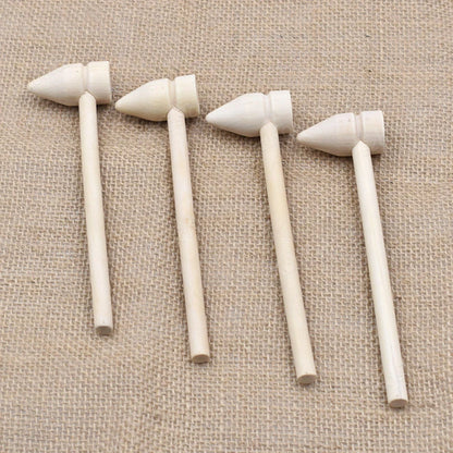 20/10/5 Pcs Mini Wooden Hammer Mallet Cake Demold Tool Jewelry Making Crab Lobster Seafood Crackers Balls Toy Kid Pounding