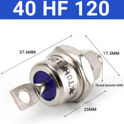 85A/40A/25A 1200V Positive Cathode/Negative Anode Stud Mount Diode Rectifier For Battery Charging Welding Machines Motor Control