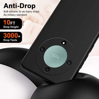 Flexible Liquid Silicone TPU Case For Honor Magic 8 Lite Magic8 Pro X9d 5G Protective Cover Back Shell Fundas Coque Capa