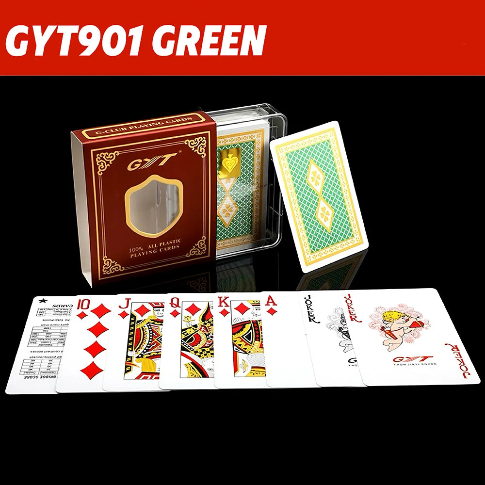 Premium Frosted Playing Cards PVC Plastic Waterproof Durable Poker Cards Large Character Deck of Cards for Parties