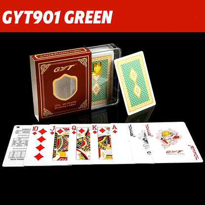 Premium Frosted Playing Cards PVC Plastic Waterproof Durable Poker Cards Large Character Deck of Cards for Parties