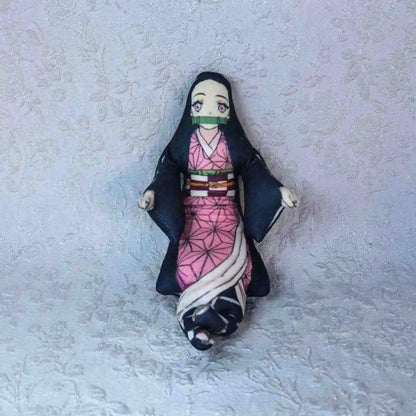 2025 Demon Slayer Abstract Doll Nezuko Tomioka Yoshio Mouse Dry Demon Slayer Doll Wire Frame style