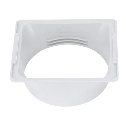 Exhaust Duct Hose Connector  Thread Design Air Conditioner Exhaust Hose Coupler Portable Easy Installation for Office