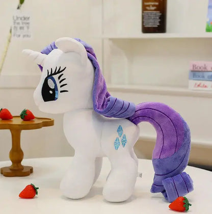 2026HotNew My Little Pony Plush Toys Twilight Sparkle Pinkie Pie Rarity Fluttershy Applejack Rainbow Dash Stuffed Doll Xmas Gift
