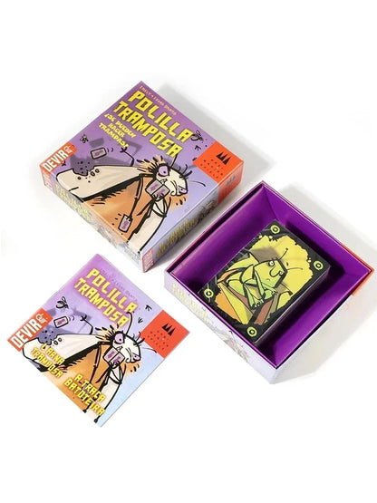 Polilla Tramposa Español Playing Card Game The Cheating Moth Spanish Board Game Juego Cartas Family Games For Party