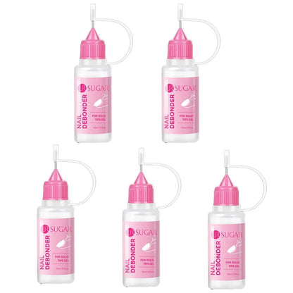 Nail Solid Gel Glue Remover & Debonder Fast Dissolve Liquid for Fake Tips Press On Nails, False Nails | Quick Manicure Tool