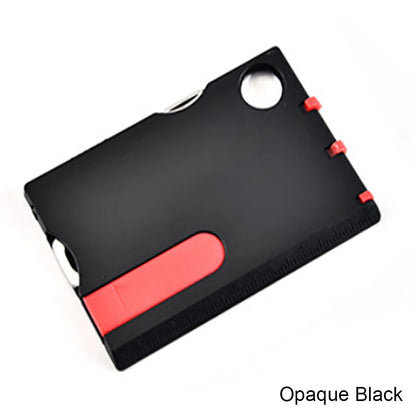 12 In 1 Pocket Credit Card Portable Multi Tools Outdoor Survival Camping Equipment 1 Box Portable Hiking Card Tools Gear