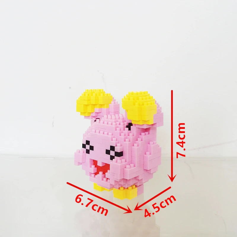 75 Style Pokemon Building Blocks Assembly Anime Picachu Charizard Doll Blastoise Bulbasaur Gengar Bricks Toy for Kid Gift