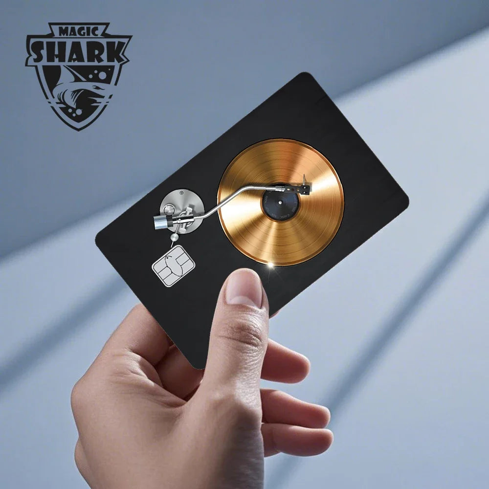 2025 New Magic Shark Anime Money Charge 404 Error ID Game Machine Film Skin Sticker for Debit Bank Credit Card