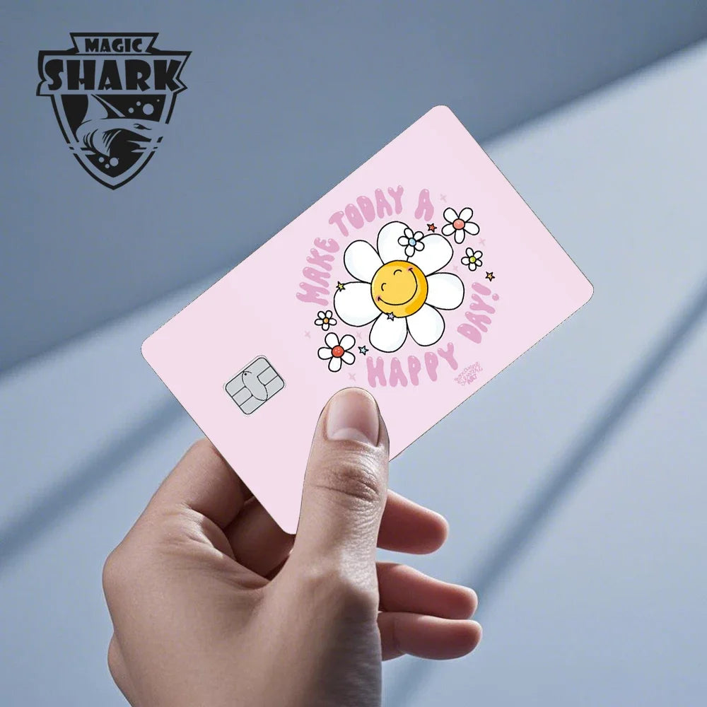 100% New Arrival Conch Money Bow Anime Speend or Save Meme Credit Card Film Debit Card Sticker Skin