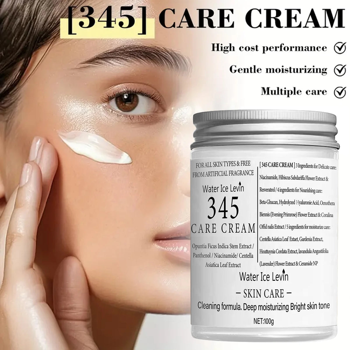Body Cream, Rich in Retinol and Collagen, with Soothing Properties That Nourishes and Moisturizes the Skin, Deeply Penetrates and Locks in Moisture, Gentle and Non-Irritating