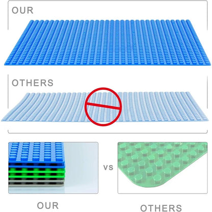 32x32x16x16 Dots Classic Base Plates MOC DIY Plastic Bricks Baseplates City Dimensions Building Blocks Figures Construction Toys