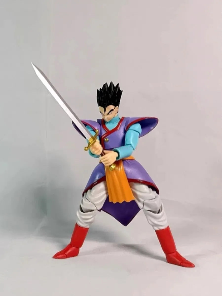 In Stock Dragon Ball Anime Figures Kaioshin Son Gohan Action Figure Supreme Kai God Of Creation Shf Pvc Model Desktop Decoration