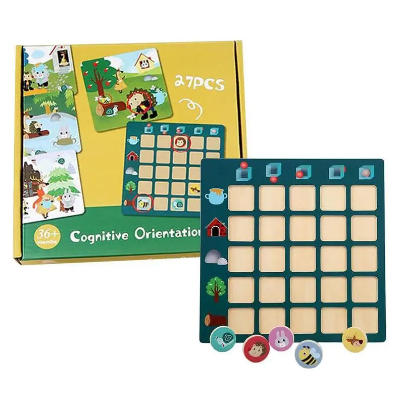Logical Thinking Training Montessori Kids Find Location Preschool Early Educational Puzzle Maze Family Games Toys For Children