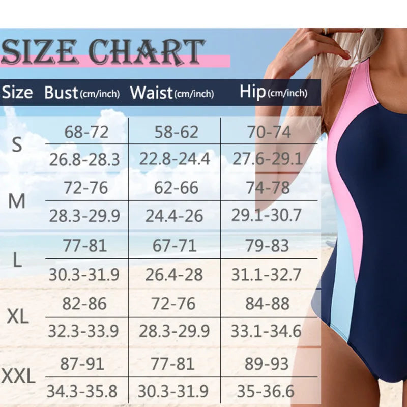 Summer Sexy One-Piece Swimsuits Closed Women's Swimwear Sports For Swimming Wear Body Bathing Suits Beachwear Pool Bather 2025