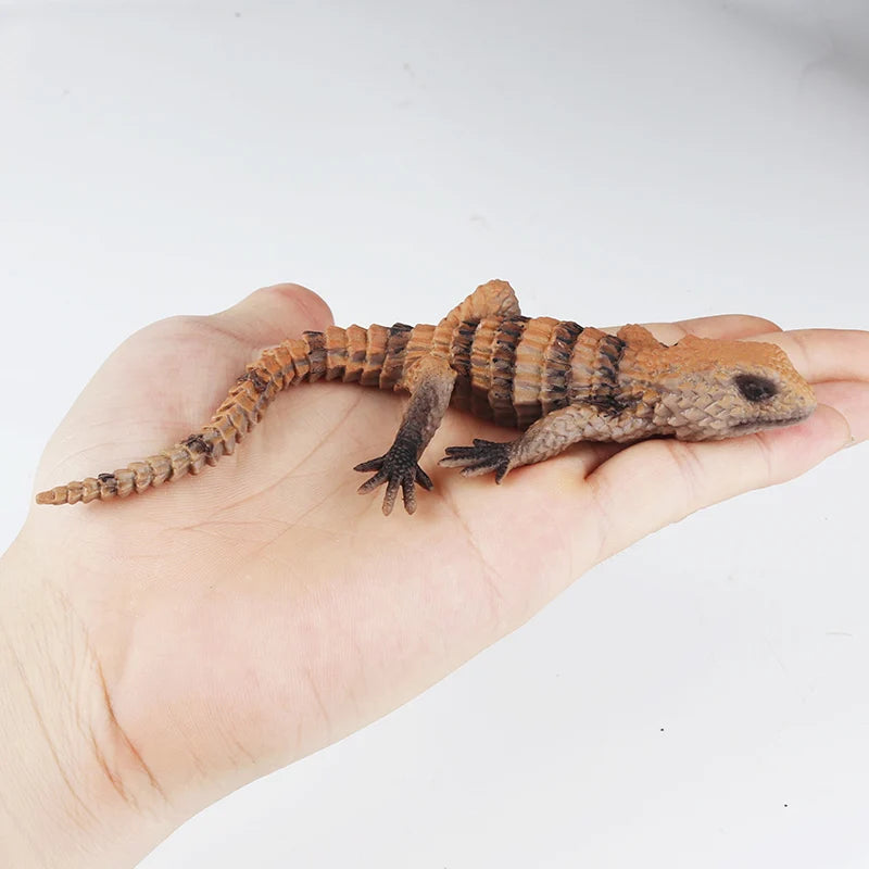 Oenux Soft Wild Insect Animal Model Caterpillar Lizard Snake Chameleon Gekko Action Figures TPR Halloween Trick Toy Kid Gift
