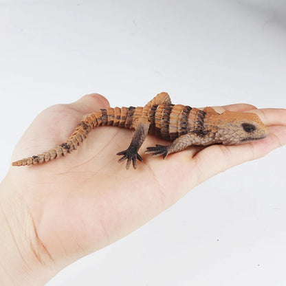 Oenux Soft Wild Insect Animal Model Caterpillar Lizard Snake Chameleon Gekko Action Figures TPR Halloween Trick Toy Kid Gift
