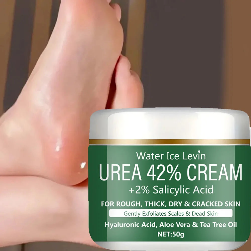 Intensive Repair Urea 42% + Salicylic Acid Cream. Treats Rough, Thick, Dry, & Cracked Skin. Hydrates, Exfoliates, Soothes