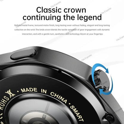 Watch 5 Pro GPS NFC Smart Watch Men 360*360 AMOLED Screen Heart rate Monitor Bluetooth Calls IP68 Waterproof Man Smartwatch 2025
