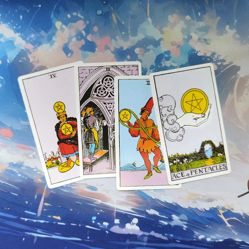 12x7CM The Rider Tarot Deck Cards one of the top 10 tarot decks of all time Tarot Deck,English Guide,Tarot for Beginners