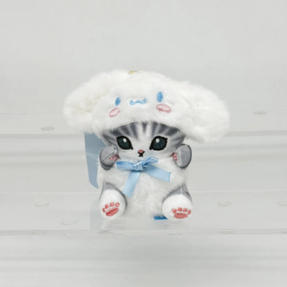 Anime Shark Cat Co Branded Cross-dress Kuromi Hello Kitty Cinnamoroll Plush Toys Collect Decoration Pendant Gift