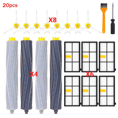 Side Main Brush Filters Tool Part For iRobot Roomba 800 900 Series 800 861 866 871 876 886 891 896 900 966 971974 975 976 Vacuum