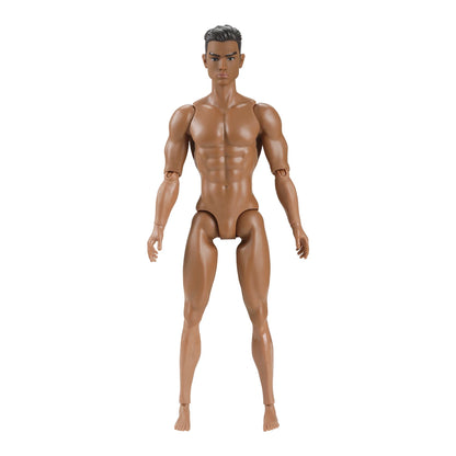 30CM Beige Coffee 1/6 Male Yoga Doll Body DIY Dressing Doll Figure Parts Accessories for Collectible Toys