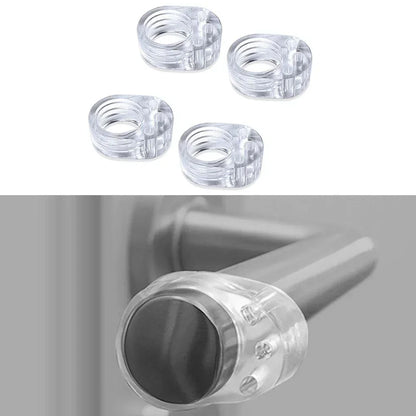 Door Stop Doorstop Baby Safety Supplies Transparent Silicone Door Handle Pad Home Improvement Wall Impact Buffer Skirt Bikini