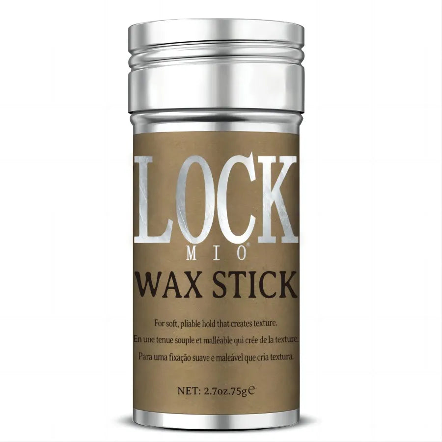 LOCKMIO Hair Wax Stick for Women and Kids Long Lasting Hold Pomade Control Broken Frizz Flyaway Styling Wax for Natural Wigs