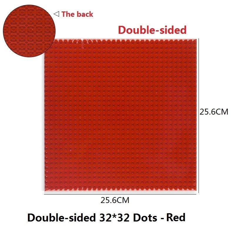 Base Plate 32*32 Dots Double-sided Base Building Blocks Baseplate Bricks Classical Bricks Kids Toys Compatible with Brand Blocks
