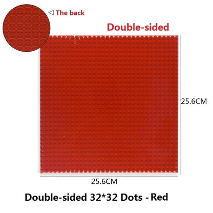 Base Plate 32*32 Dots Double-sided Base Building Blocks Baseplate Bricks Classical Bricks Kids Toys Compatible with Brand Blocks