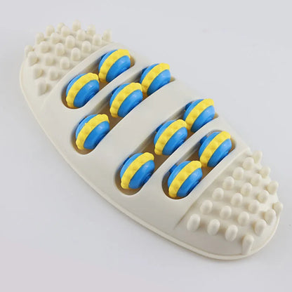 Foot Massager Roller Feet Acupressure Point Massage Plantar Fasciitis Pain Relief Relax Roller Trigger Point Reflexology Tool