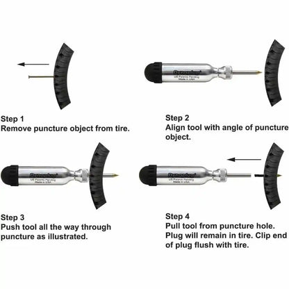 Racer Tubeless Bicycle Tires Micro PRO Bicycle Tire Puncture Repair-Pro Bicycle Tire Repair Tool Racer  Tire Tool Plugs