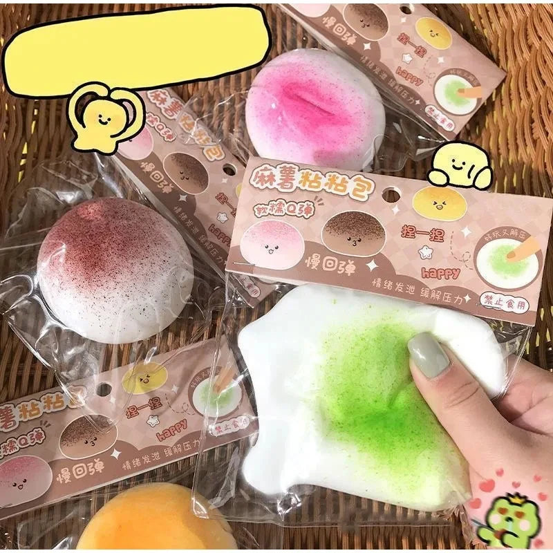 Potato Squeezable Pinching Slow Rebound Adult Stress Relief Pinching Handmade Soft Bread Squeezable Desktop Ornaments Kids Gifts