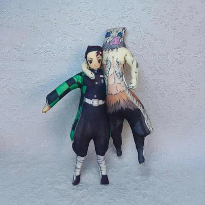 2025 Demon Slayer Abstract Doll Nezuko Tomioka Yoshio Mouse Dry Demon Slayer Doll Wire Frame style