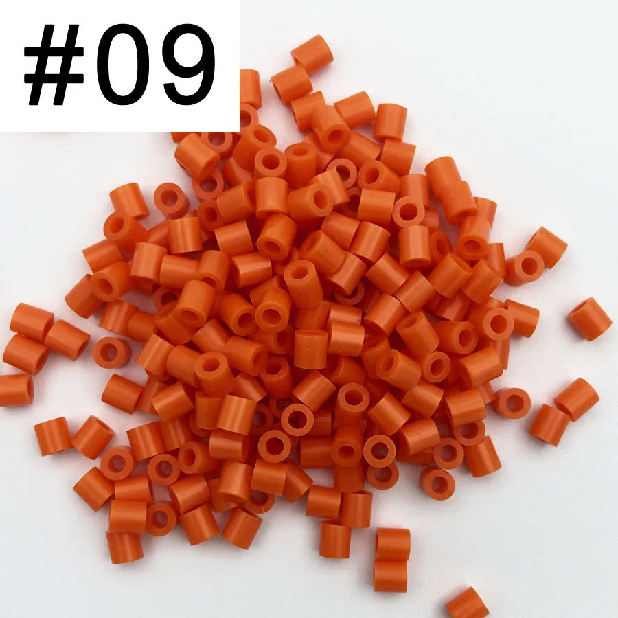 5mm 1000PCS  Black white gray blue green purple Hama Beads for Kids Iron Fuse Beads diy Puzzles Pixel Art Gift Children Toy
