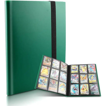 Collectible Card Binder Album 360 Card Holder 9 Pocket Trading Card Album Large-capacity Card Binder Notebook for Birthday