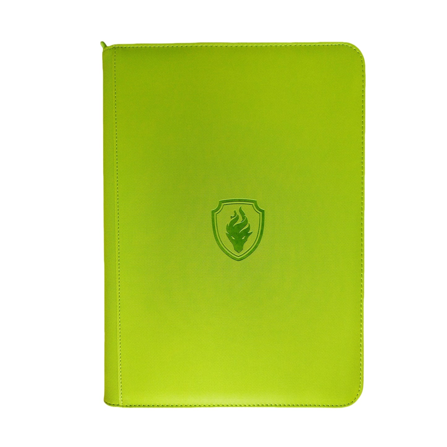 9 Pocket Trading Card Binder, PU Cover Zipper Card Collection Album, Sturdy 360 Side-Loading Card Folder Holder for Game Cards